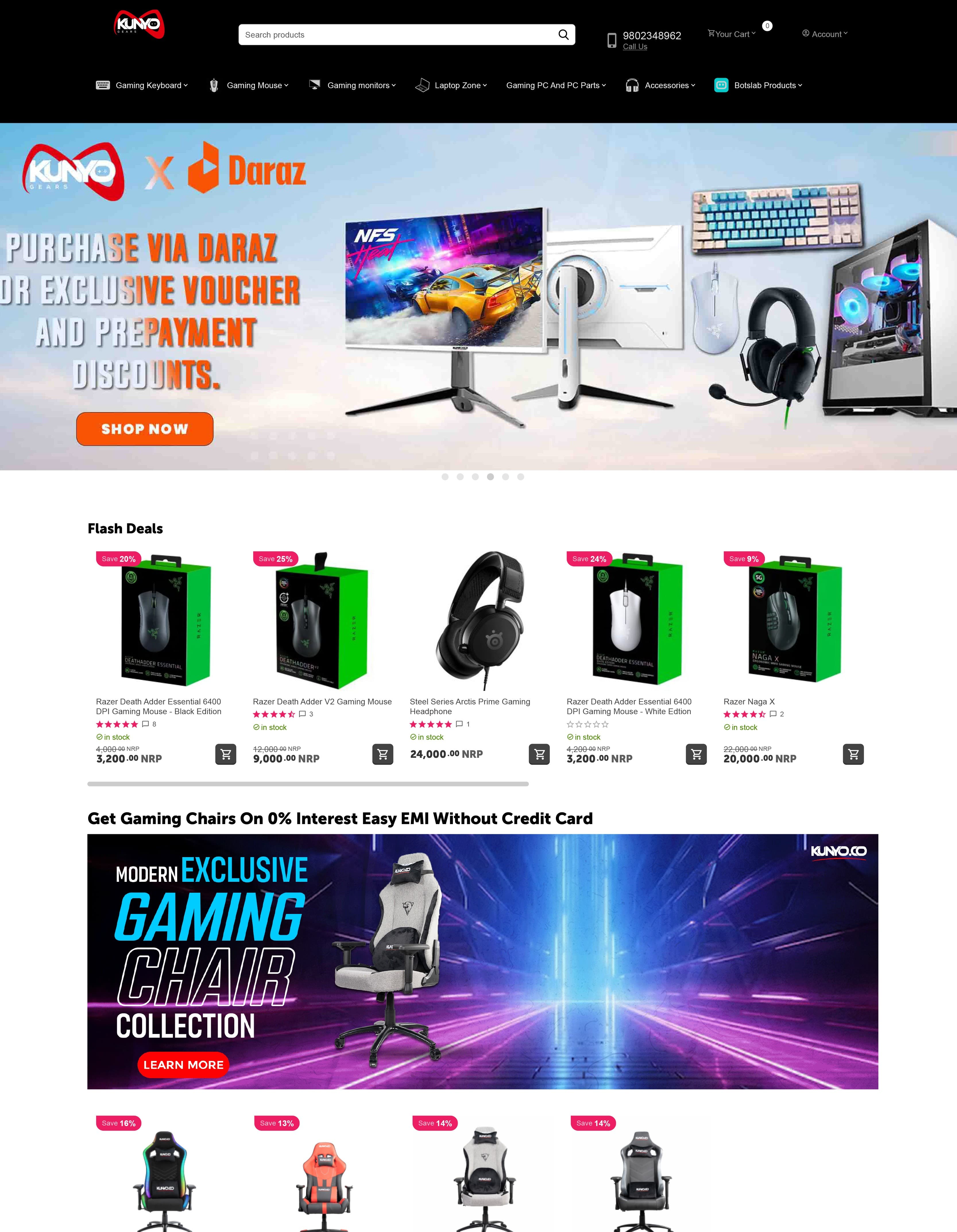 Kunyo Gears Website and Social Media