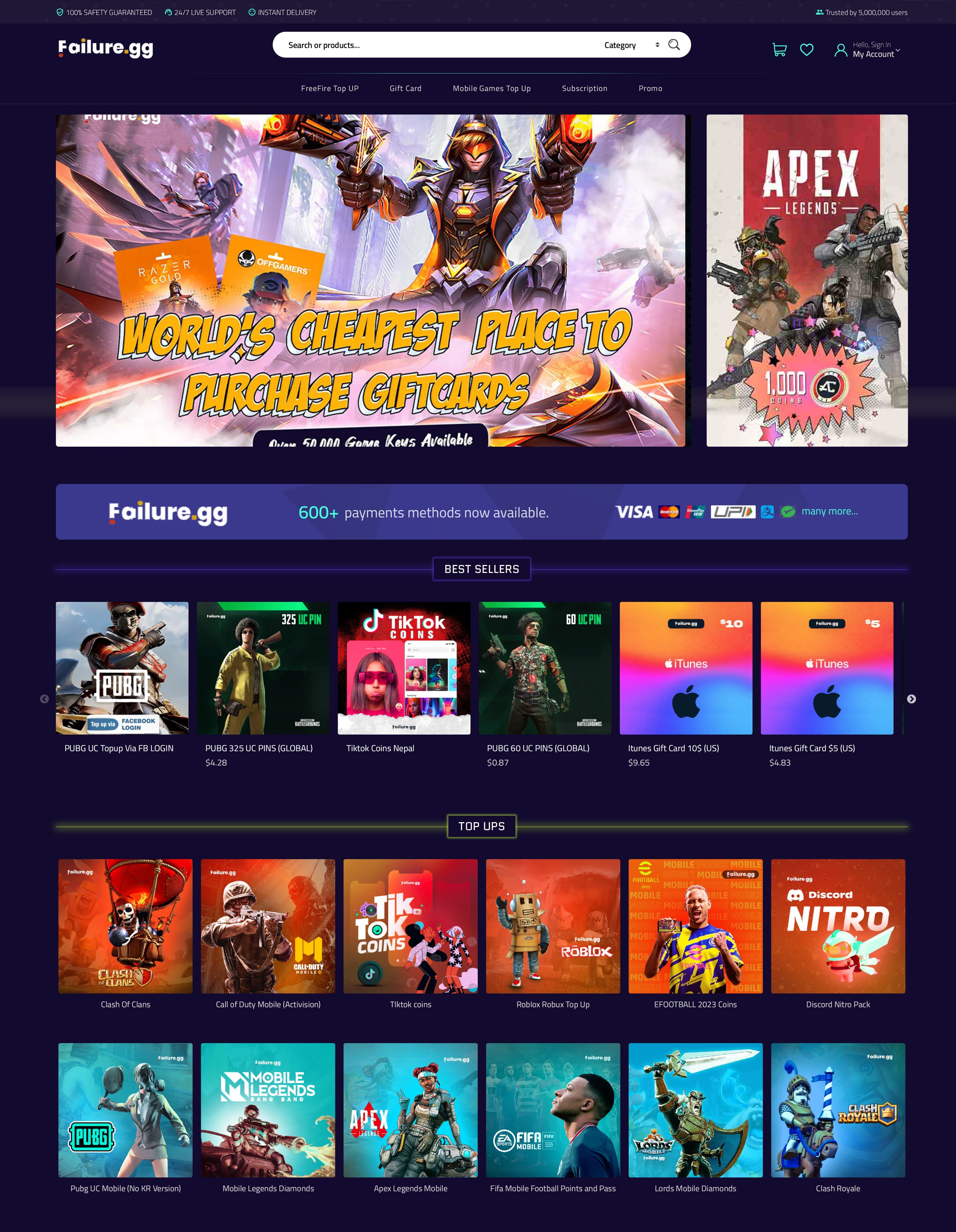 Failure GG Website