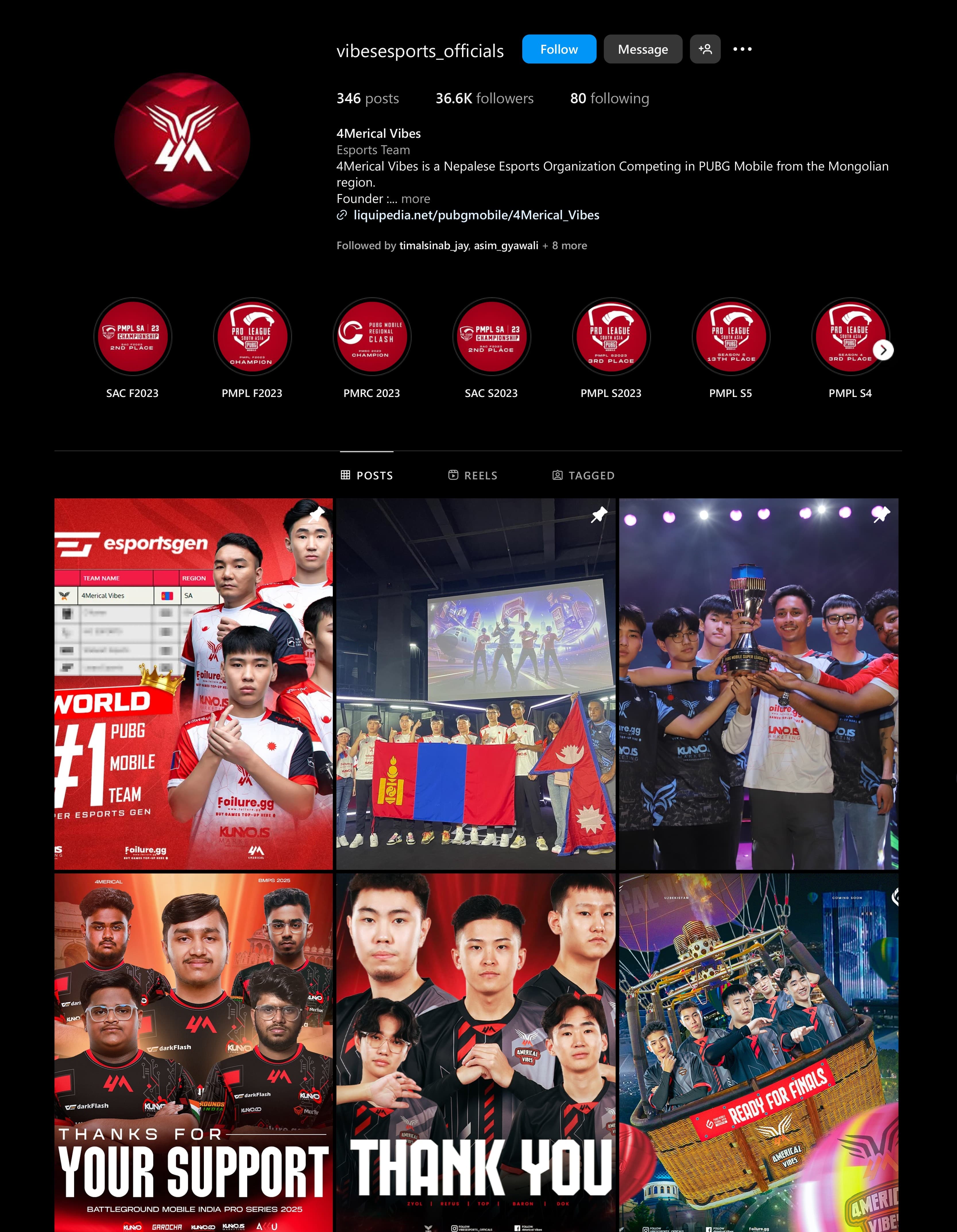 4MericalVibes Esports Social Media